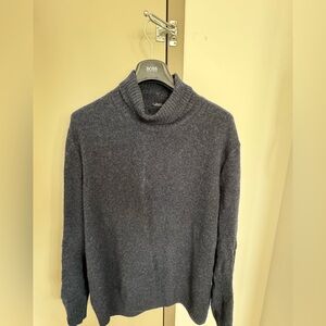 Hugo Boss Men's Navy Blue Turtleneck Sweater